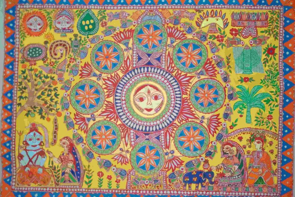 madhubani painting kohbar